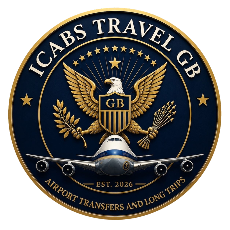 iCABS Travel GB airport transfers and long trips emblem