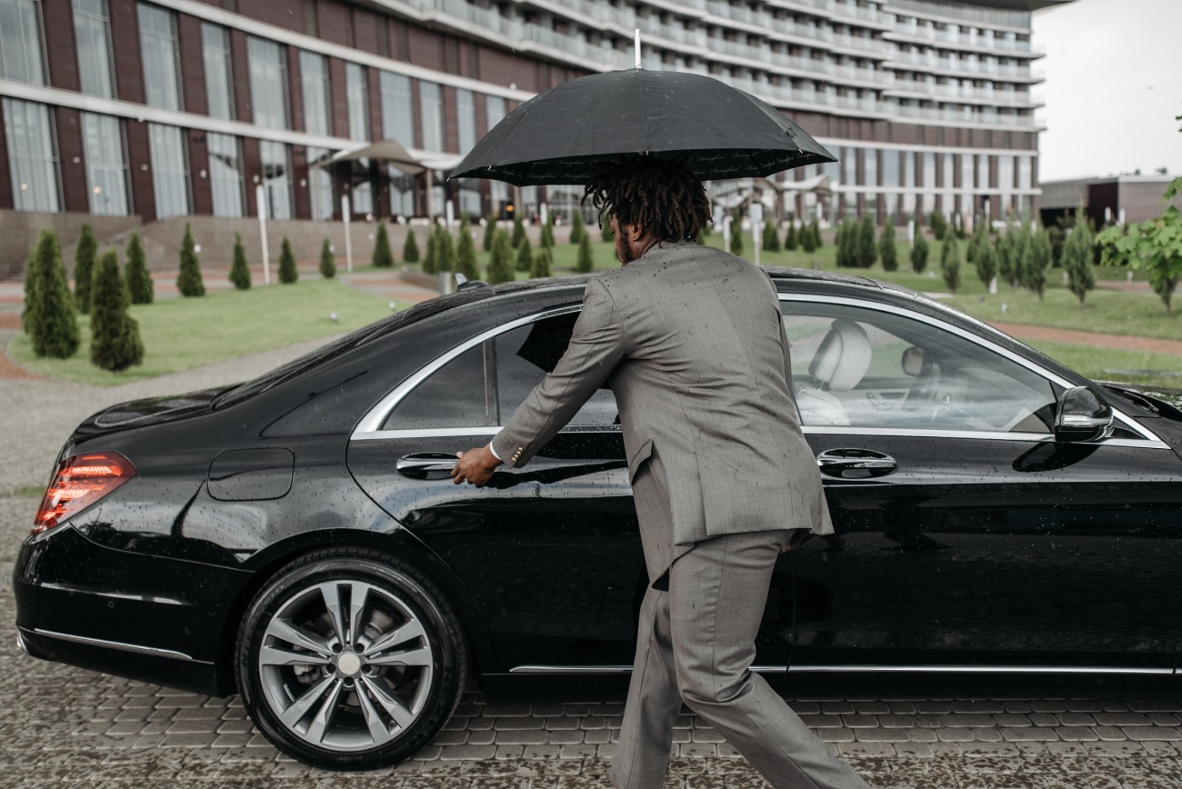 Private hire journey across the UK